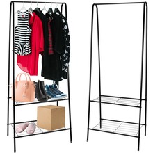 Clothes hanger - stand with shoe shelf 22258