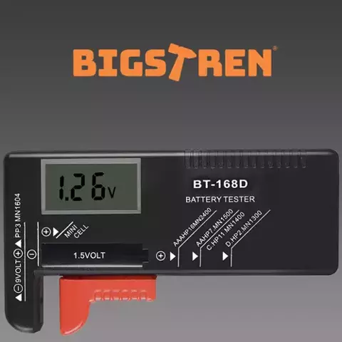 Bigstren 19898 tester/metr baterií