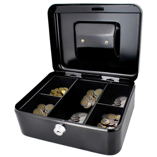 Cashbox 3 Barvy Moneybox Ukládání Money Sparkassette Nové # 822