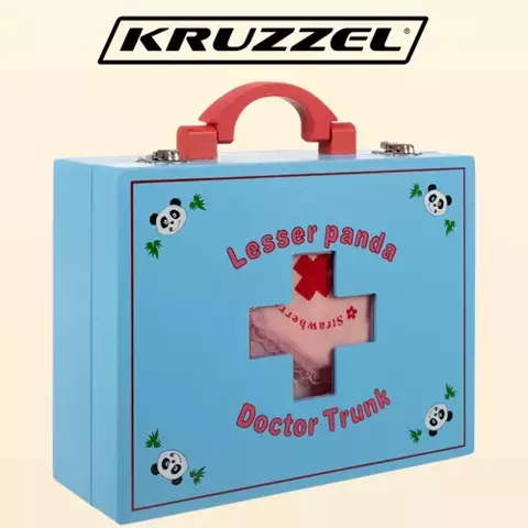 Malý lékařský set - dřevěný Kruzzel 19869