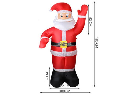 Nafukovací Santa Claus 180 cm