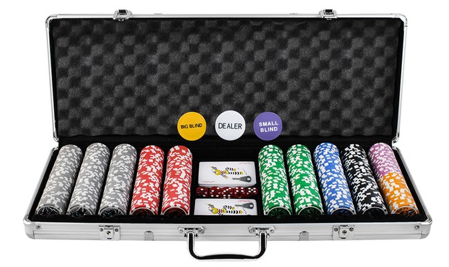 Poker - sada 500 žetonů v HQ kufru