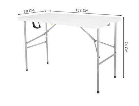 Skládací zahradní stůl 122 cm SO9996