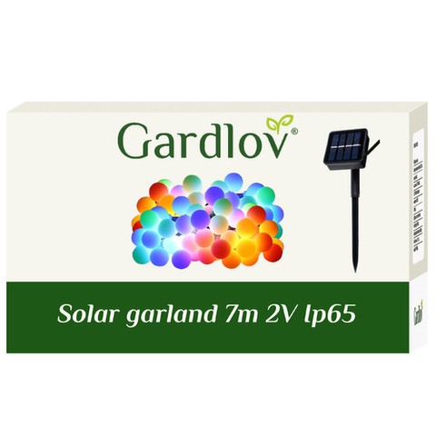 Solární girlanda 7m 2V IP65
