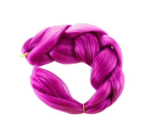Syntetické copánky do vlasů - fialové