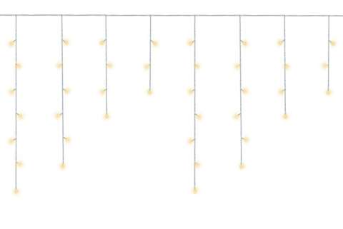 Vánoční osvětlení - rampouchy 300 LED teplá bílá 31V