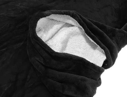 XXL mikina - černá deka