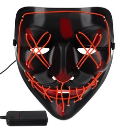 LED podsvícená maska