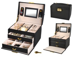 Jewelry box/case - black