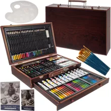 Painting set in a suitcase - 129 pcs Maaleo 21644
