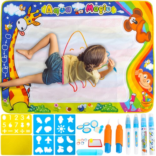 Water drawing mat XXL100x80 cm set 22443, CATEGORIES \ Children \ Toys