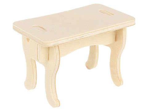 A set of wooden furniture for dolls 34 pcs.