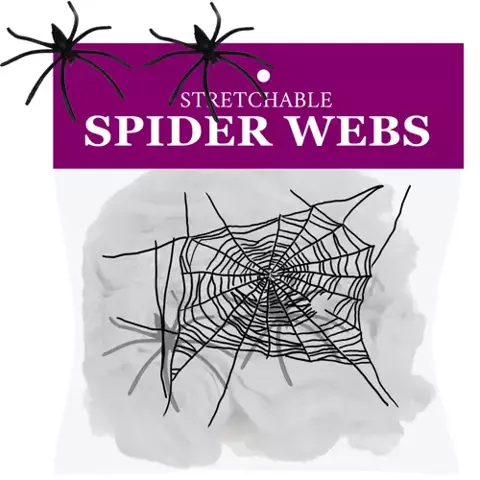 Artificial spider web + 2 Malatec spiders 19759