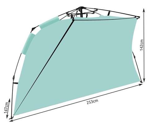 Beach tent 252x135x145