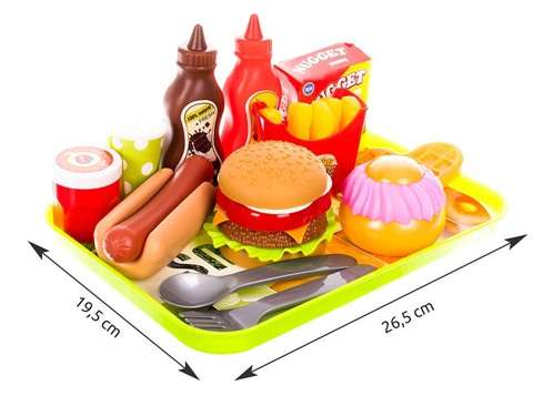 Fast food toy set