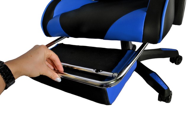 Gaming chair - black and blue MALATEC