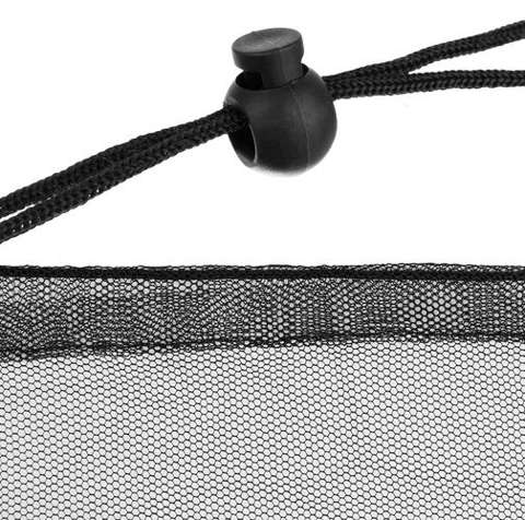 Garden umbrella mosquito net 3m - black
