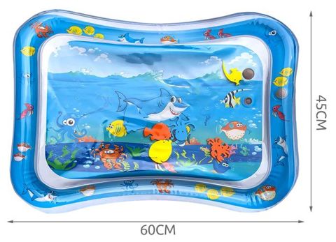 Inflatable play mat for children