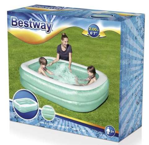 Inflatable pool 201x150x51cm - BESTWAY 54005