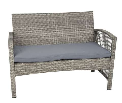 M11961 poly rattan garden furniture - gray