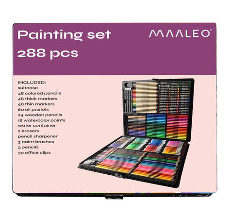 Painting set in a case 288 pcs