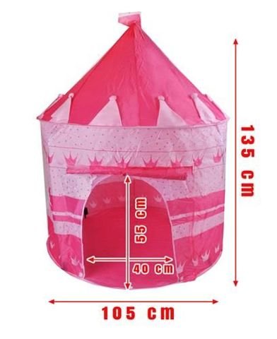 Pink children's tent