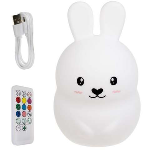 RGB bedside lamp with remote control - rabbit