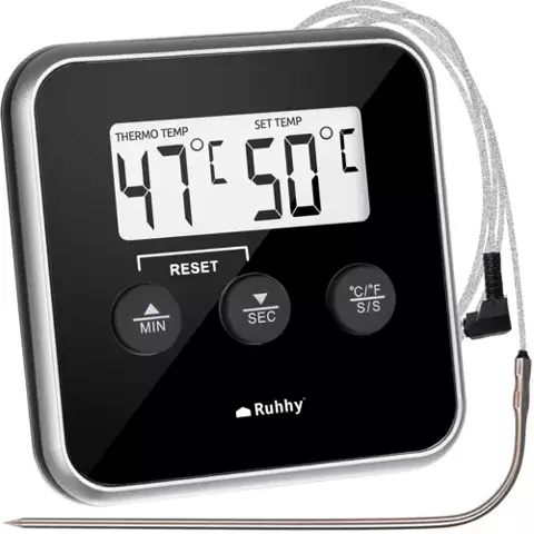 Ruhhy 19155 kitchen thermometer with probe
