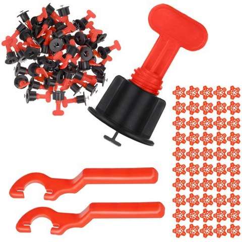 System for leveling tiles 150 pcs + wrenches