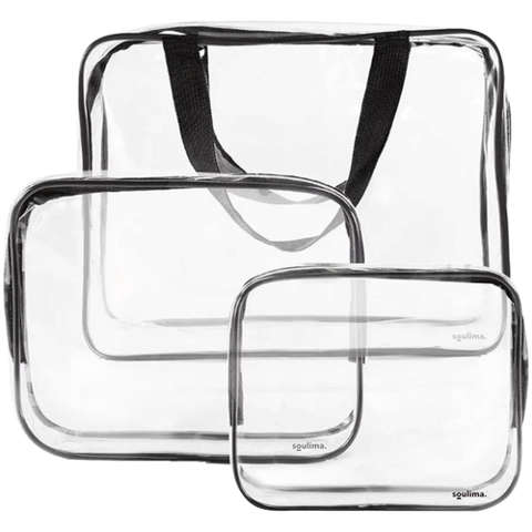 Transparent toiletry bag 3in1 Soulima 21448