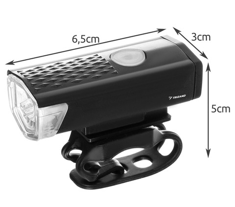 USB LED bicycle light + rear light
