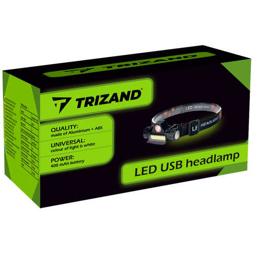 USB LED head torch L18371