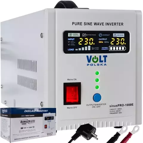 Uninterruptible Power Supply UPS SINUS PRO 1000E 12 / 230V