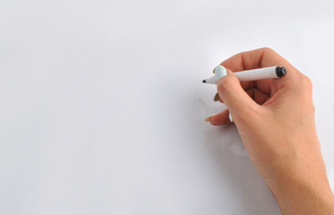 White board black foil 200x45 cm self-adhesive whiteboard foil rewritable self-adhesive marker pen 8489