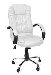 Office armchair eco leather - beige MALATEC