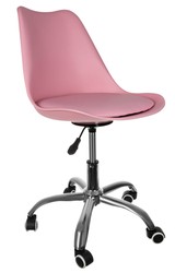 Swivel office chair - pink