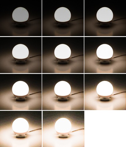 Lampes LED pour miroir/coiffeuse - 10 pcs.
