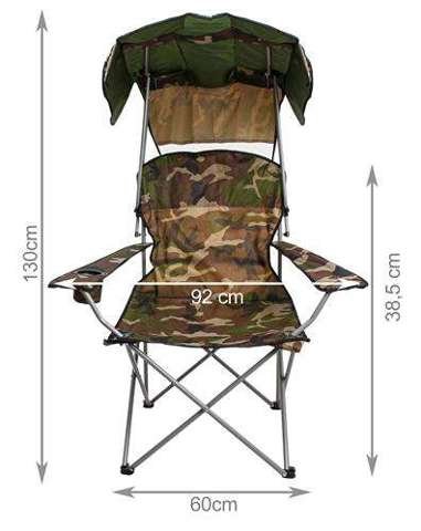 Chaise de pêche camouflage &quot;Panama&quot;
