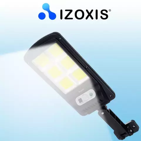 Lampe solaire 120 LED avec panneau extérieur Izoxis