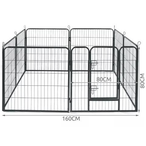 Parc - cage pour animaux 80x80cm MALATEC