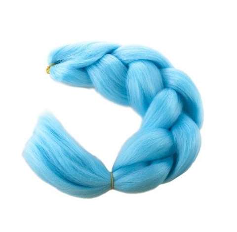 Tresses cheveux synthétiques - bleu