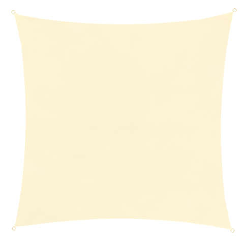 Voile d&#39;ombrage 3,6x3,6 m - beige