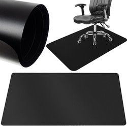 Tapis de protection pour chaise 90x130cm RUHHY - noir
