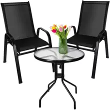 Balkonmöbel-Set - Tisch + 2 Stühle 20707