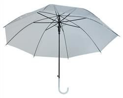 Transparenter weißer Regenschirm