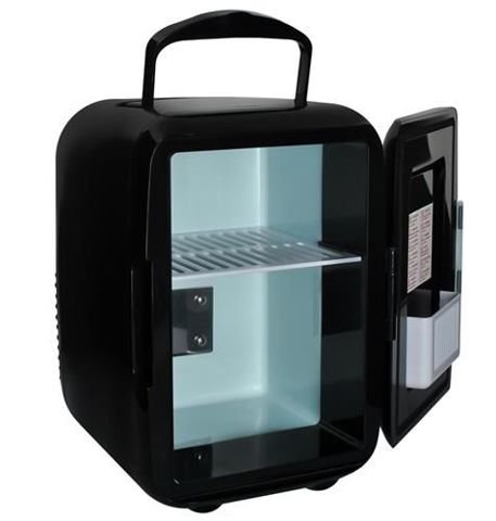 4L Kühlschrank - schwarz
