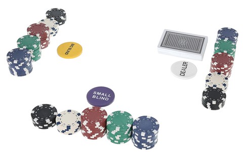 Poker - ein Satz von 300 Chips in einem HQ-Koffer