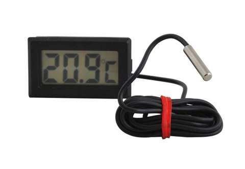 LCD termometras šaldytuvui su zondu