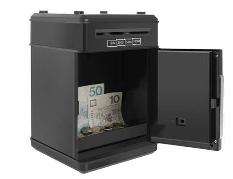Piggy bank - seifas / elektroninis bankomatas