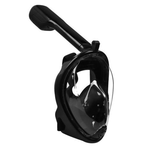 Maska do snorkowania pełnotwarzowa  L/XL czarna